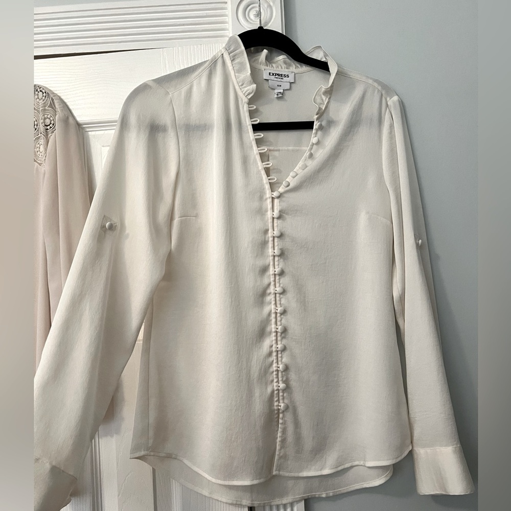 NEW Express Blouse Cream S